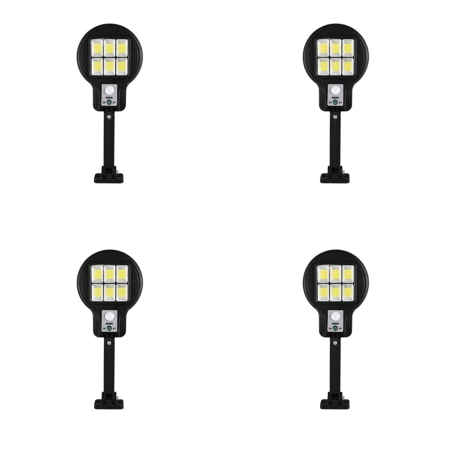 Lampa cu incarcare solara, 3 moduri de functionare, buton ON/OFF CL182-6, HOZRO, – Model LAMPA-JX-256, SMD Ultra-Luminoase, Lumina Alb Rece, Senzor de Mișcare, Waterproof HOZRO