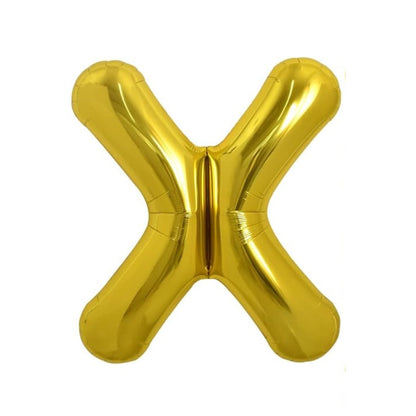 Balon folie HOZRO, gold, in forma de litera X BESTSELLS
