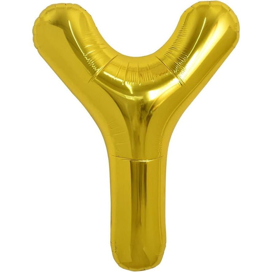 Balon folie HOZRO, gold, in forma de litera Y BESTSELLS