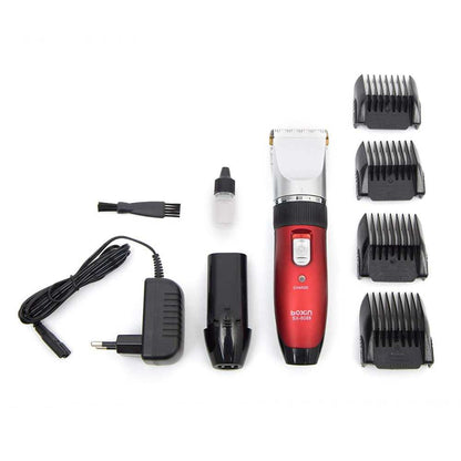 Masina de Tuns HOZRO Boxin 8088 - 2 Acumulatori, Lama Titan, 4 Capete Interschimbabile, BESTSELLS