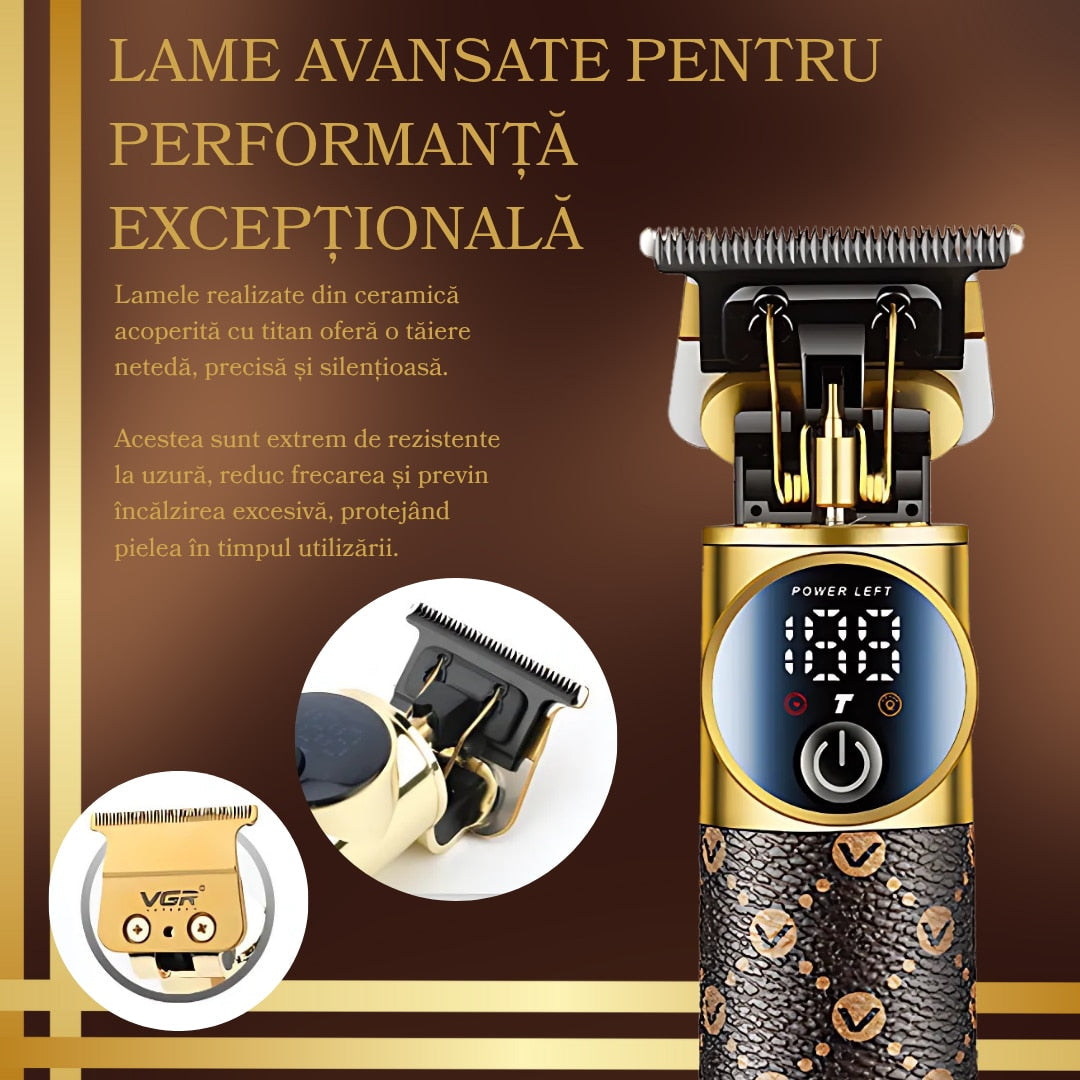 ✂️ Aparat de Tuns Profesional HOZRO V942 – Precizie de Salon Direct la Tine Acasă HOZRO