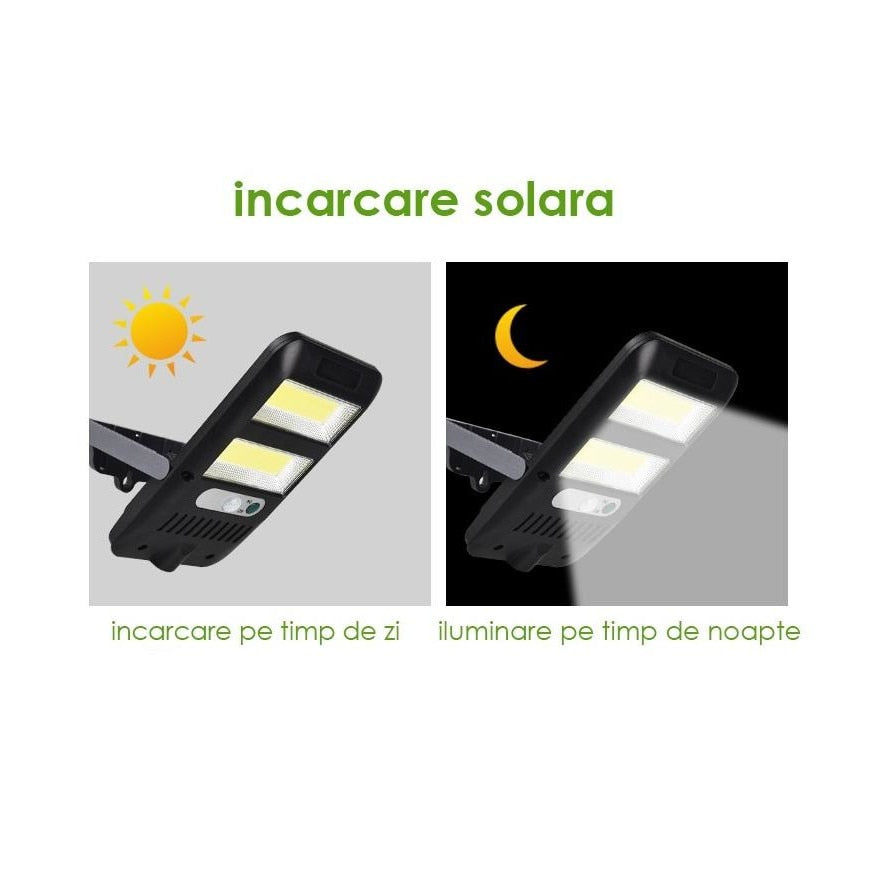 🔦 Lampă Solară Multifuncțională HOZRO JX-226, cu LED-uri COB Ultra-Luminoase HOZRO