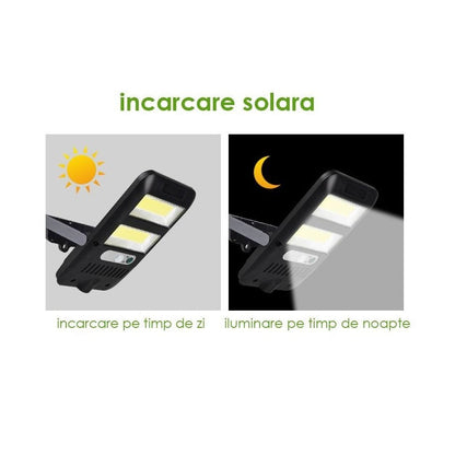 🔦 Lampă Solară Multifuncțională HOZRO JX-226, cu LED-uri COB Ultra-Luminoase HOZRO