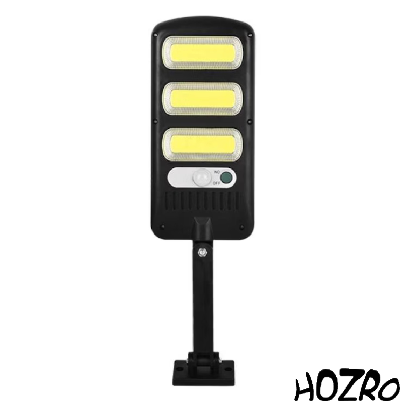 Lampă Solară LED JY-60 cu Panou Solar Eficient, Putere Mare de Iluminare, Senzor de Mișcare și Telecomandă – Rezistentă la Apă, Ideală pentru Curte, Grădină, Terasă și Exterior HOZRO