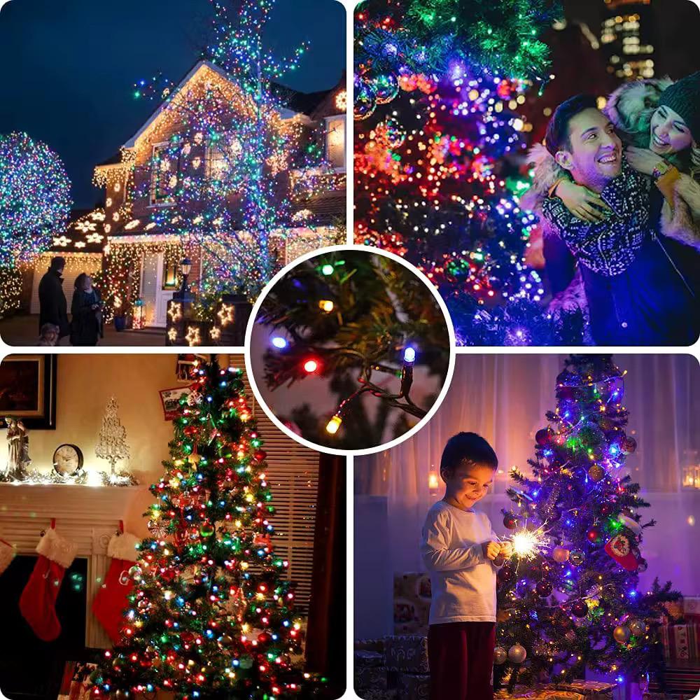 🌟 Instalație de Crăciun Liniară Hozro –Transformă-ți Casa în Poveste! Ghirlandă Liniară Premium Hozro, 20m de Lumini Multicolore HOZRO