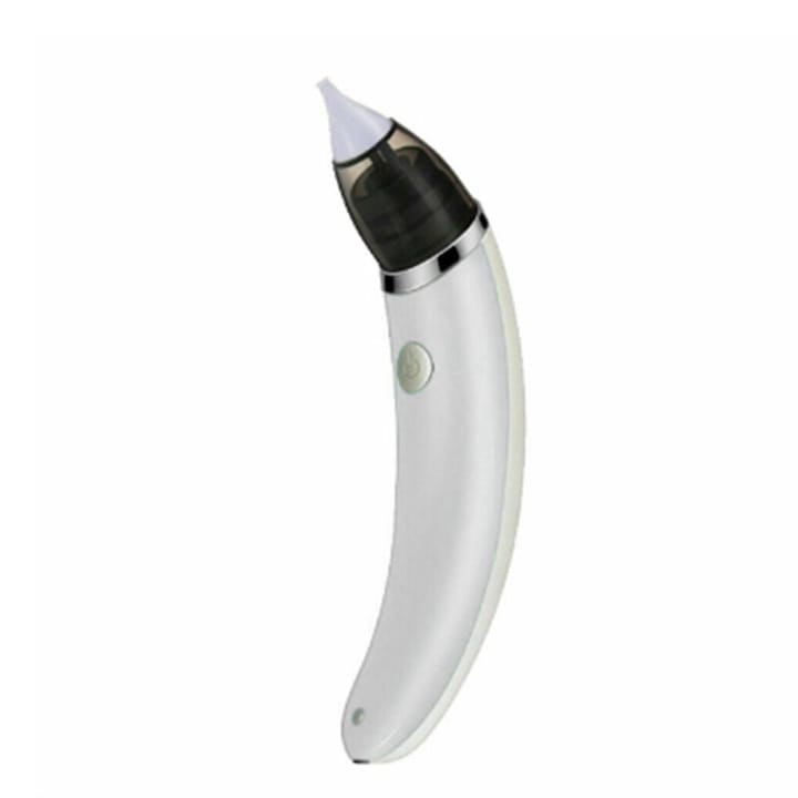 Aspirator nazal HOZRO®, cu doua capete de schimb, reincarcabil, 5 trepte de putere, alb HOZRO