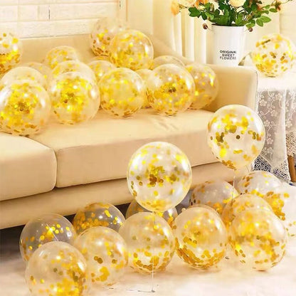 Set 68 baloane Arcada din latex Hozro®, auriu/alb, 25 cm, Accesorii Elegante pentru Petreceri, Nuntă sau Evenimente Tematice, Material Rezistent HOZRO