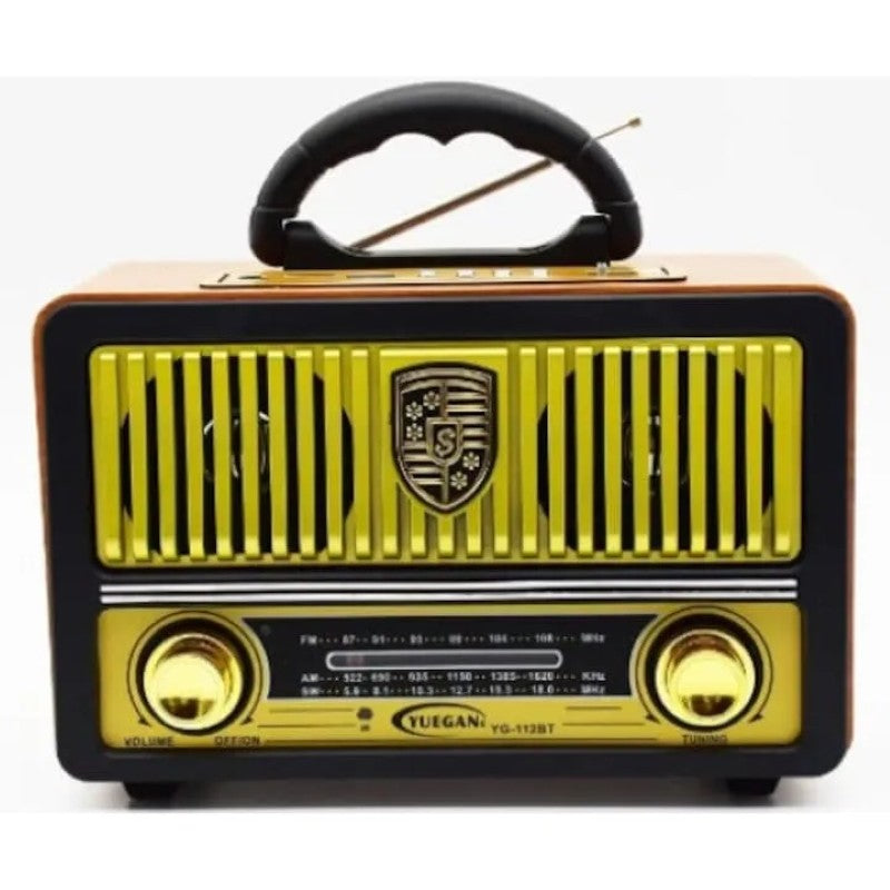 🎼 BOXĂ RETRO BLUETOOTH YG-112BT – AURIU, SUNET CLAR, DESIGN VINTAGE, ATMOSFERĂ UNICĂ BESTSELLS