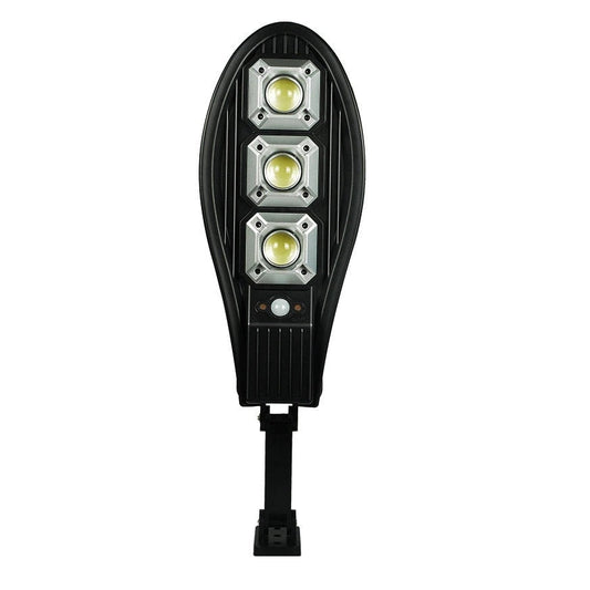 Lampă HOZRO stradala cu incarcare solara, 90 x LED COB, 3 moduri de functionare, buton ON/OFF, telecomanda inclusa, LL-63T K, cu Senzor de Mișcare – Montare pe Perete, Iluminat Exterior Puternic și Eficient HOZRO