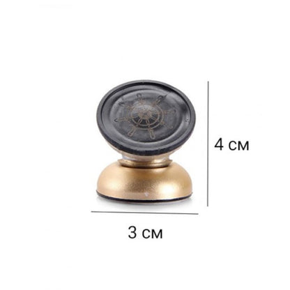 Suport Auto Premium HOZRO pentru Telefon – Magnetic, Rotativ 360°, Aliaj Metalic Durabil, Argintiu (Ediție Specială cu Ancoră) BESTSELLS