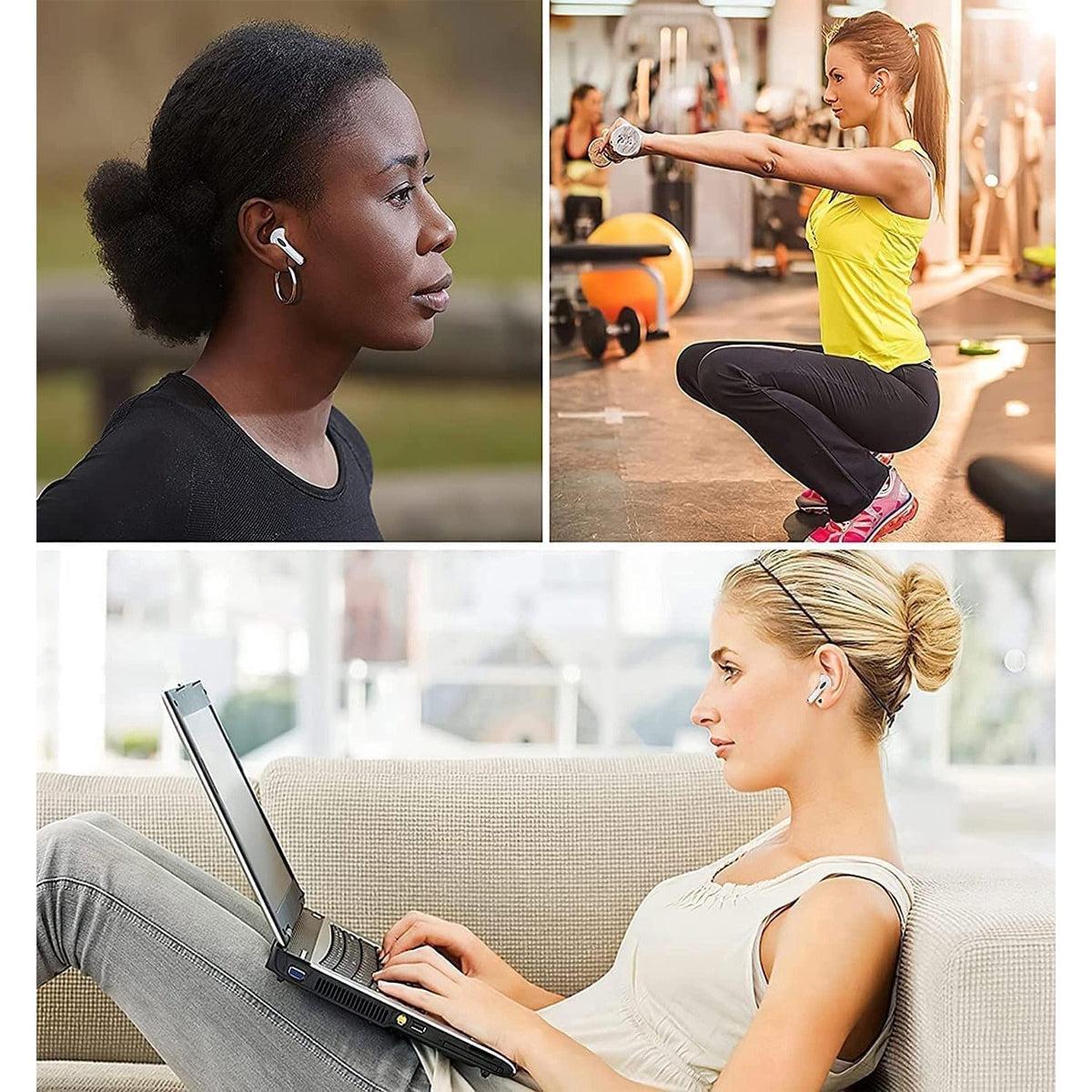 Căști Audio True Wireless HOZRO i18 Premium – In-Ear, Sunet HiFi 3D, Microfon Încorporat și Dock de Încărcare, Disponibile în Diverse Culori HOZRO