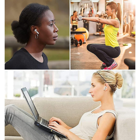 Căști Audio True Wireless HOZRO i18 Premium – In-Ear, Sunet HiFi 3D, Microfon Încorporat și Dock de Încărcare, Disponibile în Diverse Culori HOZRO