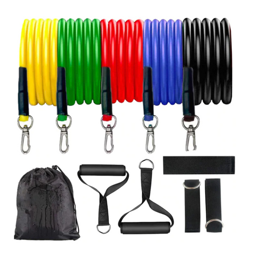 Set Benzi Fitness HOZRO, din Latex – Benzi Elastice pentru Antrenament, Yoga, Pilates și Exerciții de Forță HOZRO