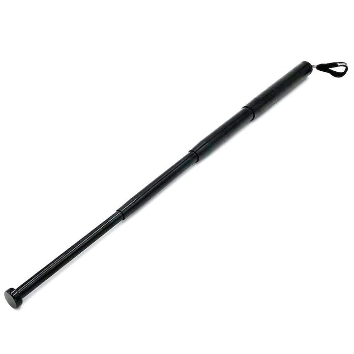 Baston Telescopic Hozro – Oțel, 4 Segmente, Mâner Antiderapant metal HOZRO