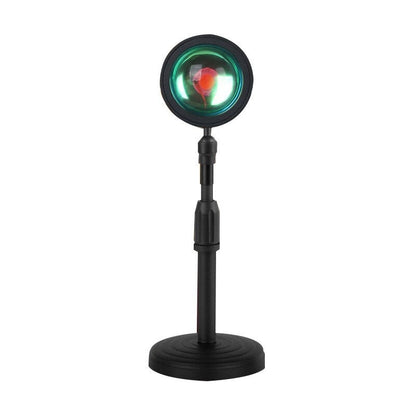 Lampa ambientala RGB, HOZRO, efecte de lumini, control prin aplicatie telefon, telecomanda, proiecteaza Apus de Soare, cap rotativ 360°, Negru BESTSELLS