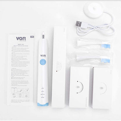 💎 Periuță de Dinți Electrică HOZRO V-801, Albastru/Alb – Tehnologie Inteligentă pentru un Periaj Personalizat și Eficient HOZRO