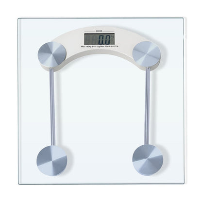 Cântar de Baie, Electronic Corporal HOZRO®, afisaj digital, precizie ridicata, senzori de greutate, conversie la unitate, capacitate de 150 kg, transparent HOZRO