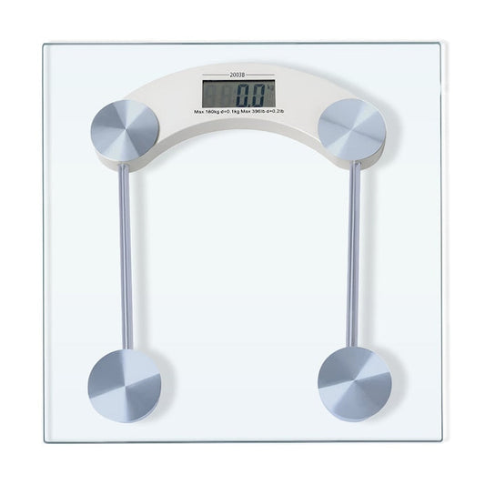 Cântar de Baie, Electronic Corporal HOZRO®, afisaj digital, precizie ridicata, senzori de greutate, conversie la unitate, capacitate de 150 kg, transparent HOZRO