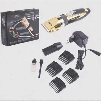 Aparat de tuns, 12 W, lama titan, cutit ceramic, reincarcabil, DL-1006, HOZRO, culoare auriu BESTSELLS