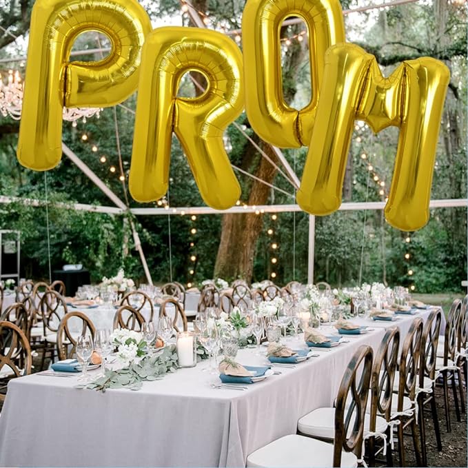 Balon folie HOZRO, gold, in forma de litera P, 40 cm BESTSELLS