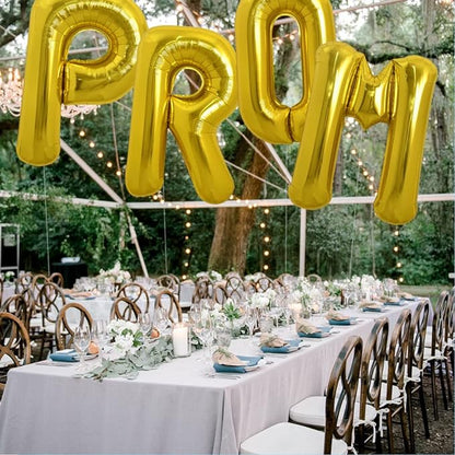 Balon folie HOZRO, gold, in forma de litera P, 40 cm BESTSELLS