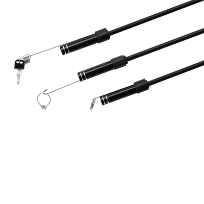 Camera endoscopica, grad industrial, 3 in 1, 7mm, 1m Hardwire, rezolutie 640x480, 1, 3 megapixeli, USB, Type-C, IP67 rezistent la apa, conexiune OTG, lumini LED, potrivita pentru mai multe scene, compacta si portabila, negru BESTSELLS