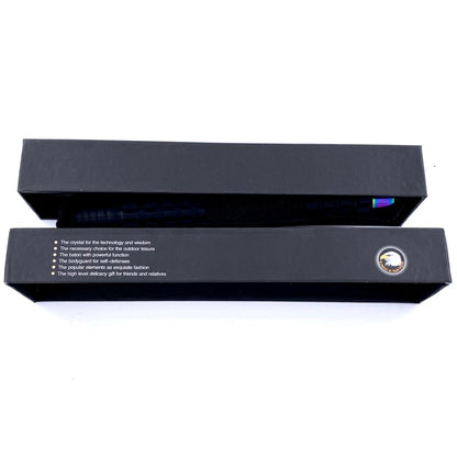 Baston telescopic Hozro profesional Eagle din otel inoxidabil, maner cauciucat zimtat, 66 cm, 3 segmnete, fade, husa cu prindere la curea si cutie HOZRO