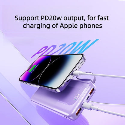 🔋 Baterie Externă Hozro 10.000 mAh – Energie Ultra-Rapidă, Oriunde Te Afli! HOZRO