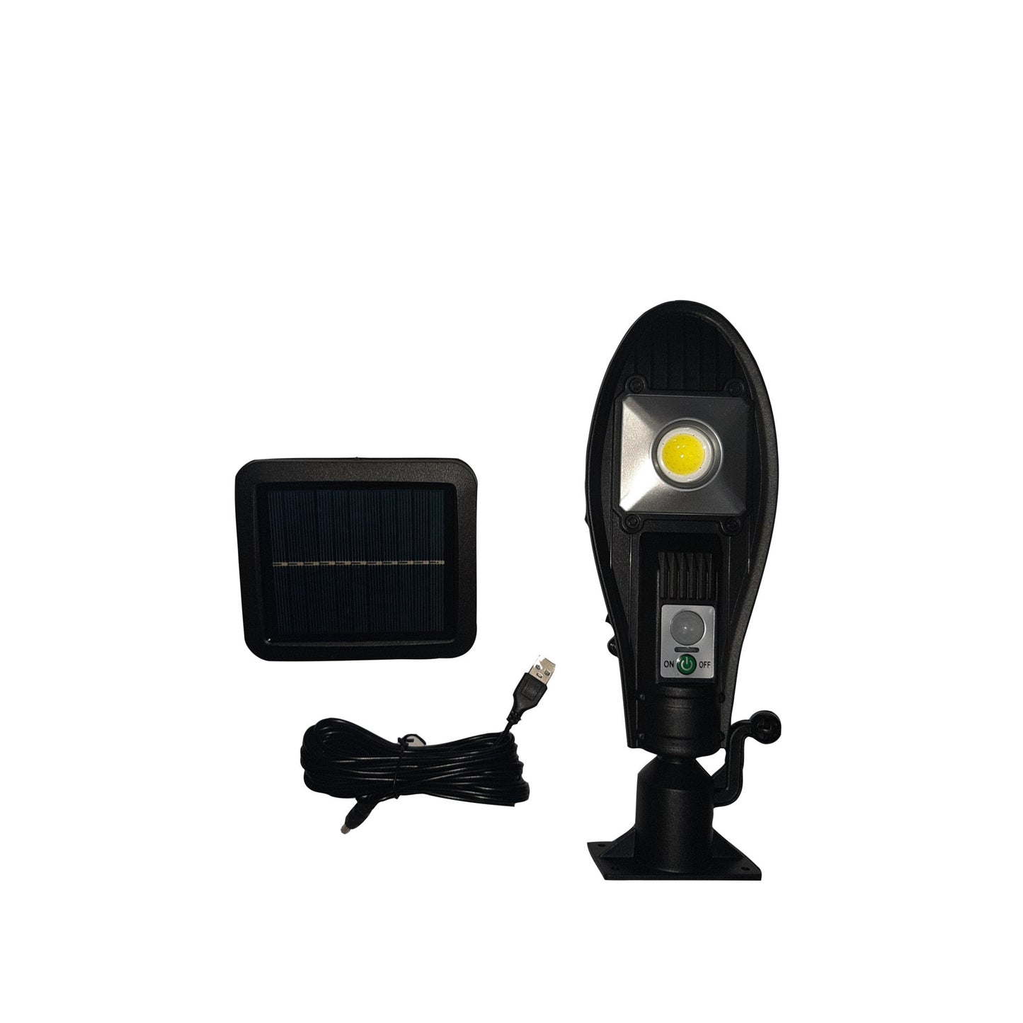 Lampă cu panou Solar HOZRO, – Model LAMPA-JX-256, SMD Ultra-Luminoase, Lumina Alb Rece, 3 Moduri de Funcționare, Senzor de Mișcare, Waterproof HOZRO