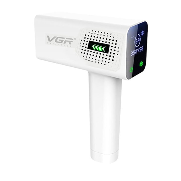 Epilator Definitiv IPL HOZRO VGR V-717 – 400k Pulsatii, 10 Trepte de Intensitate și Senzor Inteligent de Piele BESTSELLS