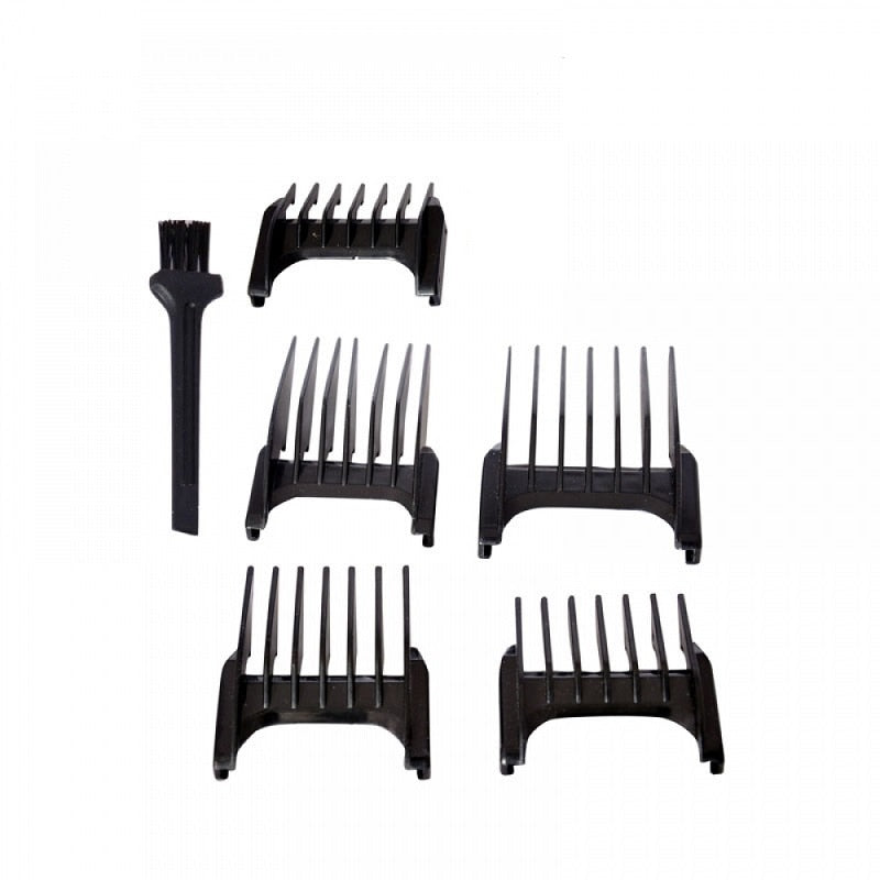 Masina de tuns HOZRO profesionala cu acumulator, 4 piepteni de 8, 12, 16, 20mm, argintiu BESTSELLS