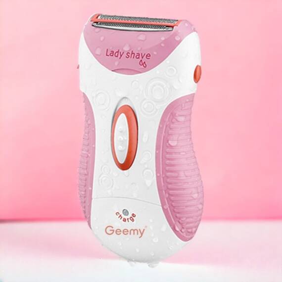 ✨ Piele netedă și catifelată timp de săptămâni! Epilator Electric Premium Hozro GM-3036, Fără Fir, 3 Viteze, Alb/Roz HOZRO