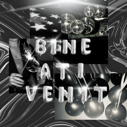 Set Baloane HOZRO, din Folie „Bine Ați Venit” – Decor Petrecere, Baby Shower, Botez, Aniversări sau Evenimente Speciale HOZRO