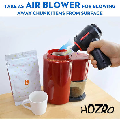 Aspirator si Suflanta de Aer Portabila 6-in-1 pentru masina, casa, birou si animale de companie, cu baterie detasabila si reincarcabila Prime Heim