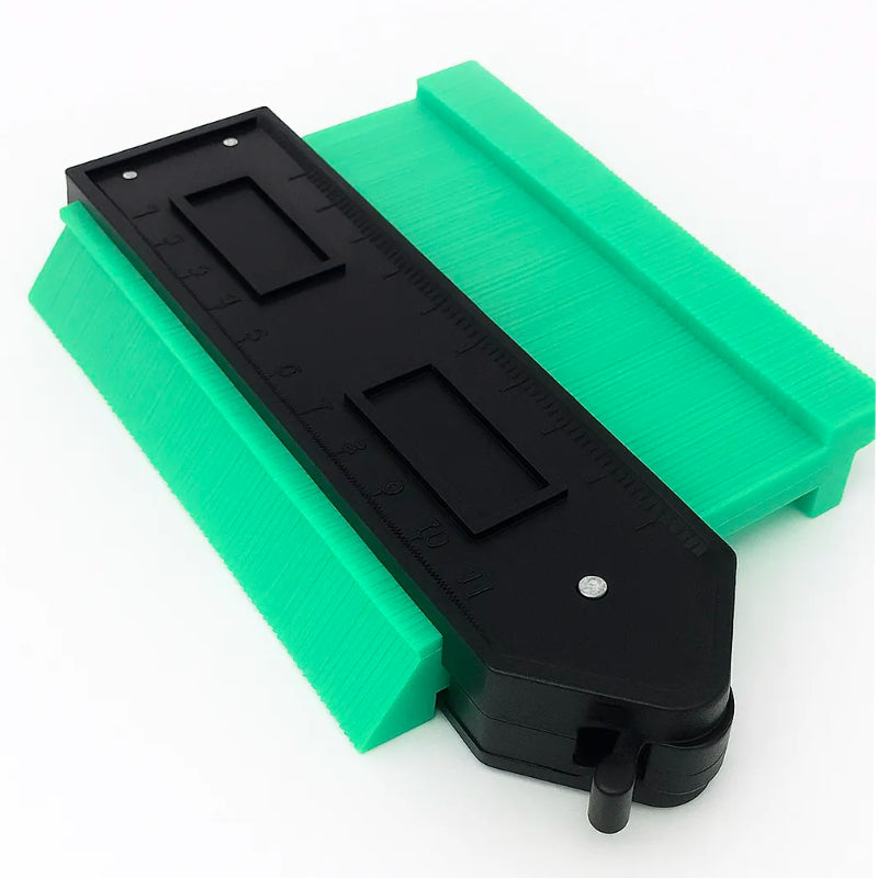 Sablon Multifuncțional HOZRO – Taiere, Măsurare și Conturare cu Riglă, 12 cm, Instrument Profesional pentru Proiecte DIY, Tâmplărie, Montaj și Gresie HOZRO