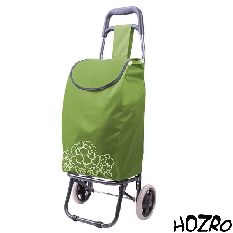 Cărucior de Cumpărături Pliabil HOZRO, Rezistent și Ergonomic, cu Roți Silențioase, Capacitate Mare și Design Compact pentru Transport Facil, Ideal pentru Supermarket, Piață sau Drumuri Urbane HOZRO