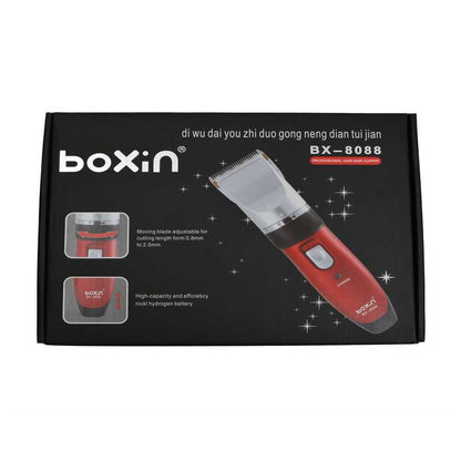 Masina de Tuns HOZRO Boxin 8088 - 2 Acumulatori, Lama Titan, 4 Capete Interschimbabile, BESTSELLS