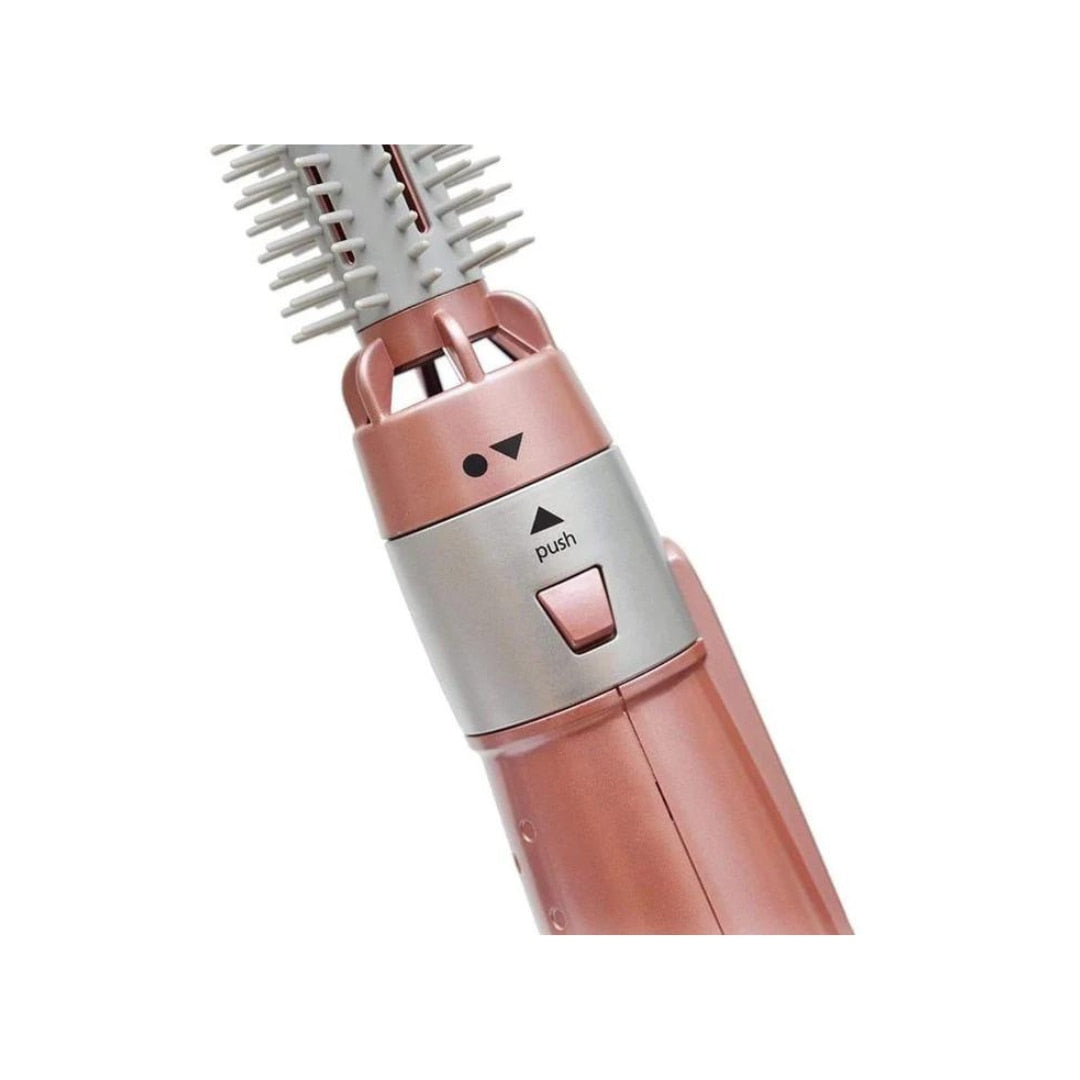 Perie uscator de par,  multifunctionala GEMEI GM 4831 - 7 in 1, cablu rotativ pana la 360°, putere 2200W, 1 viteza cu 3 temperaturi diferite, 6 piese incluse, HOZRO® BESTSELLS