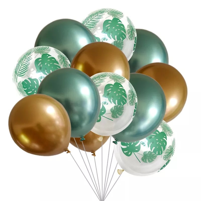 Set 10 baloane din latex confetii, Hozro®, diverse culori, 25 cm, Accesorii Elegante pentru Petreceri, Nuntă sau Evenimente Tematice, Material Rezistent HOZRO
