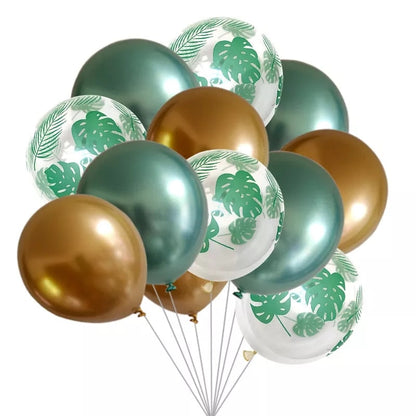Set 10 baloane din latex confetii, Hozro®, diverse culori, 25 cm, Accesorii Elegante pentru Petreceri, Nuntă sau Evenimente Tematice, Material Rezistent HOZRO
