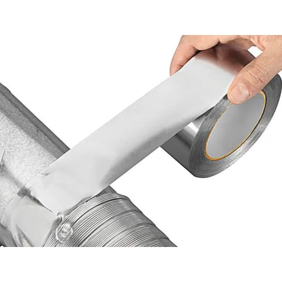 Banda adeziva Hozro, Rezistenta UV, Impermeabila, 10 m,Pentru Izolatii si Reparatii, Rezistenta la Umiditate si Temperatura, Uz General, Argintiu BESTSELLS