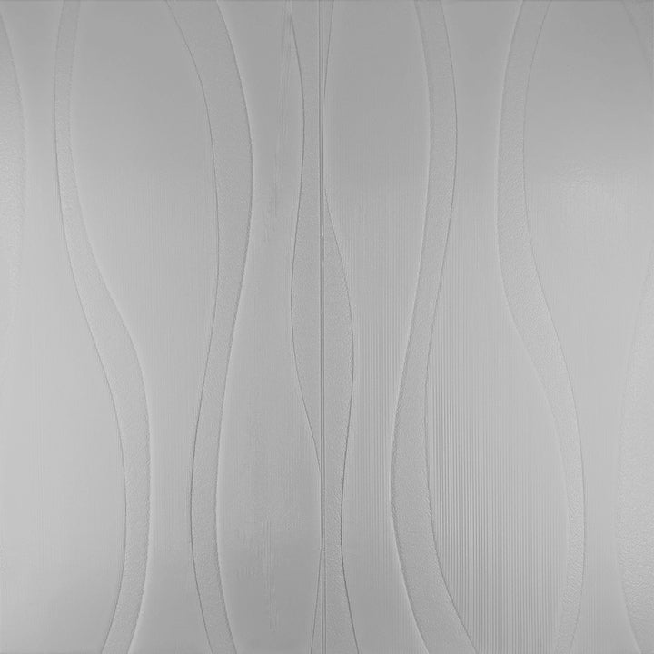 Set Tapet 3D, GROSIME 5MM, Hozro, autoadeziv, Model valuri, design modern, foarte usor de montat, Tapet Galben/Maro/Gri HOZRO