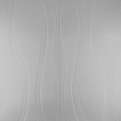 Set Tapet 3D, GROSIME 5MM, Hozro, autoadeziv, Model valuri, design modern, foarte usor de montat, Tapet Galben/Maro/Gri HOZRO