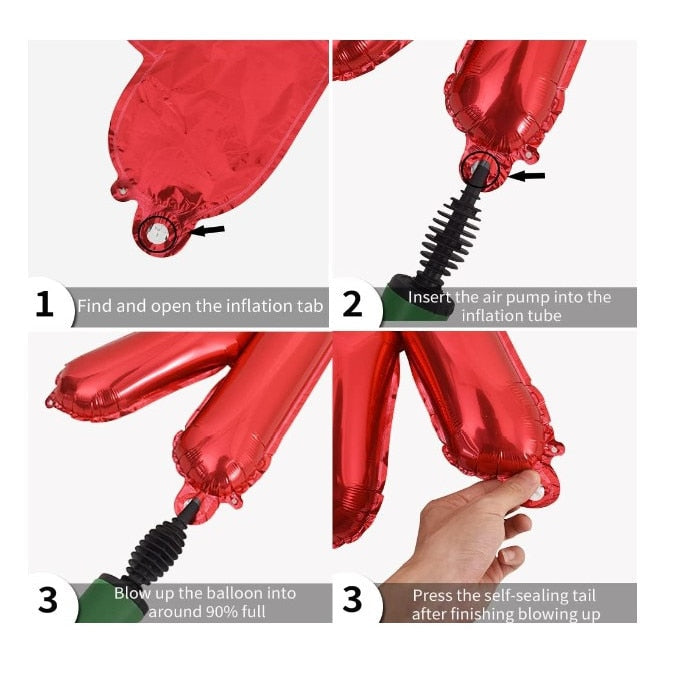 Balon folie HOZRO, diverse culori, in forma de litera I, 40 cm BESTSELLS