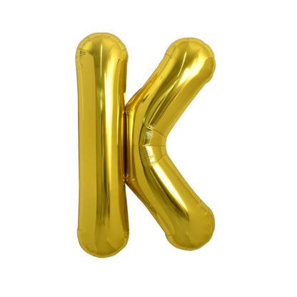 Balon folie HOZRO, gold, in forma de litera K, 40 cm BESTSELLS