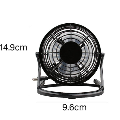 Mini Ventilator de Masă USB Hozro, 6 inch – Performanță Metalică și Răcorire la 360° HOZRO