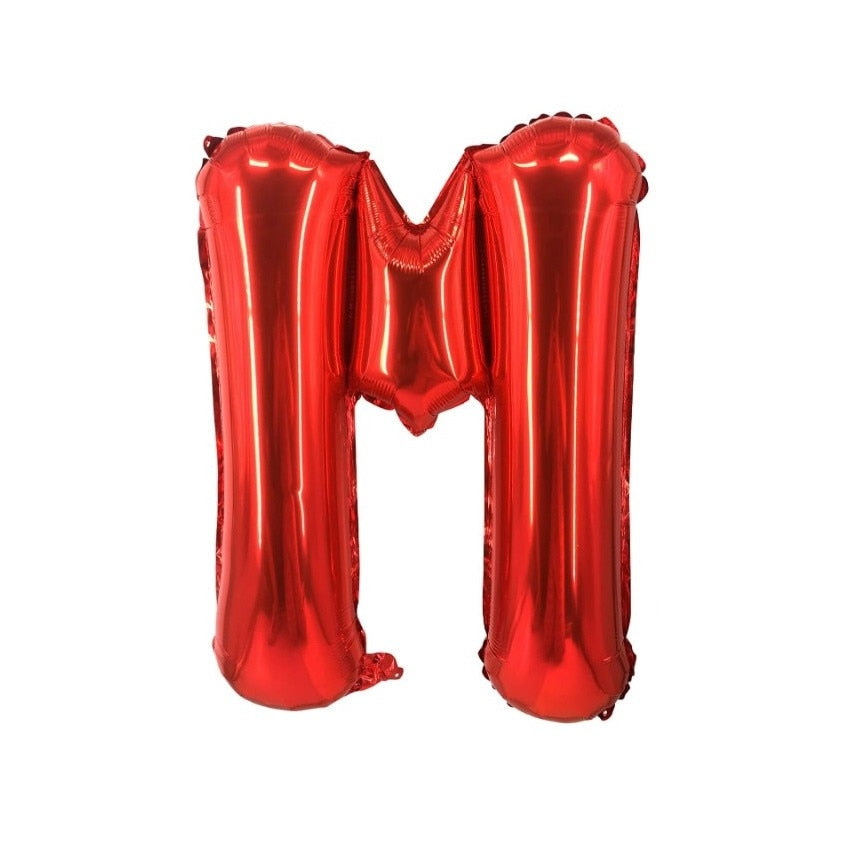 Balon folie HOZRO, in forma de litera M, 40 cm BESTSELLS