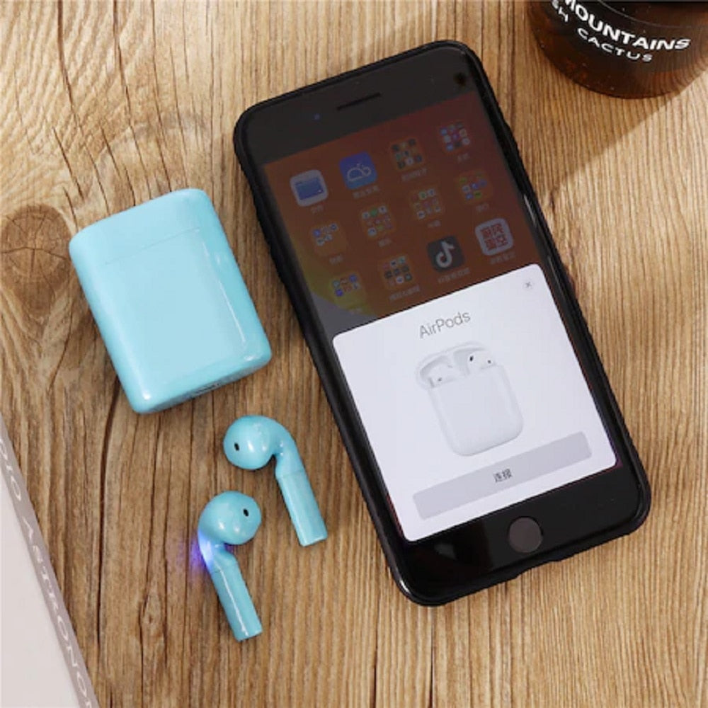 Căști Audio True Wireless HOZRO i18 Premium – In-Ear, Sunet HiFi 3D, Microfon Încorporat și Dock de Încărcare, Disponibile în Diverse Culori HOZRO