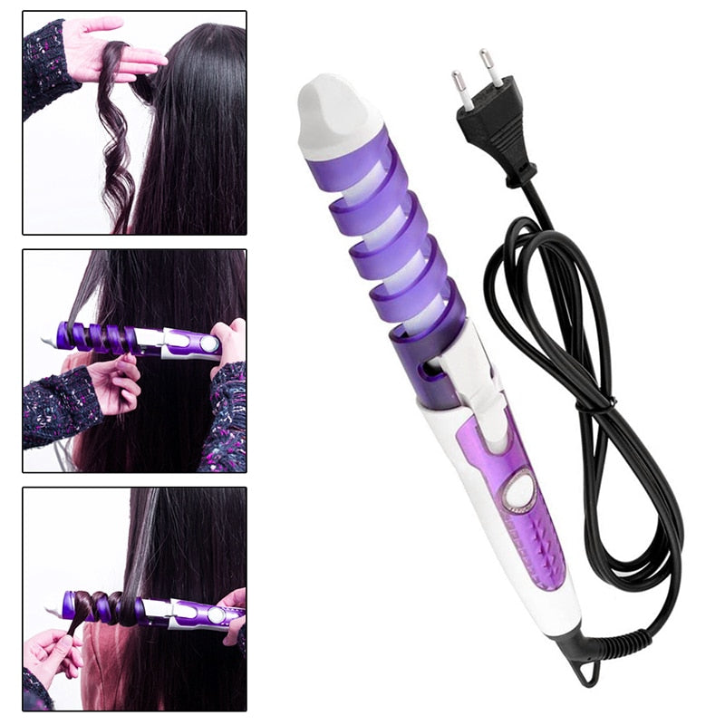 💇♀️ Ondulator de Păr Profesional HOZRO Nova – Tehnologie Auto-Curl, Înveliș Ceramic și Cablu Rotativ la 360° HOZRO