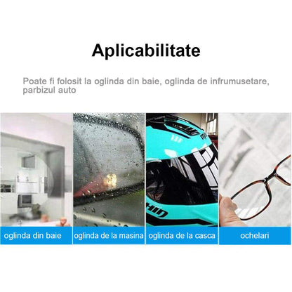 🚗 Vizibilitate perfectă pe orice vreme! Set 2 Folii Protectoare Hidrofobe Hozro pentru Oglinzi – Anti-Aburire, Anti-Ploaie, Anti-Zgârieturi HOZRO